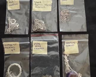 Necklaces, including David Yurman