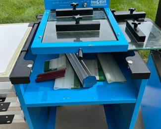 Green Earth Designs Slide a Print Commercial Grade Screen Printing System