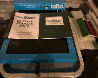 Green Earth Designs Slide a Print Commercial Grade Screen Printing System