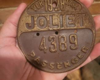 early Joliet license