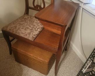 antique gossip bench