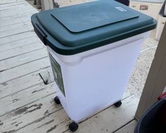 Dog food storage