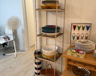 Shelf Unit, Serving Pieces