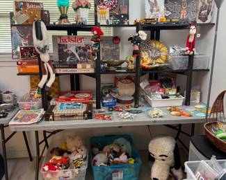 Games, Toys, Stuffed Animals, Decor, etc.