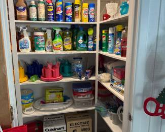 Cleaning Supplies, Ice cream makers, etc.
