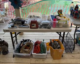 Extension Cords, Staple Guns, Rope, etc.