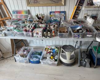 Paint Supplies, Light Bulbs, Tools, etc.