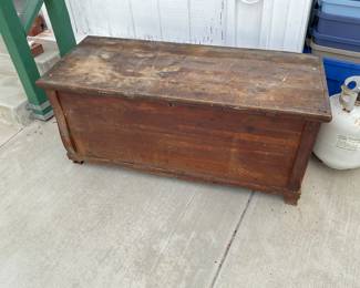 Old cedar chest