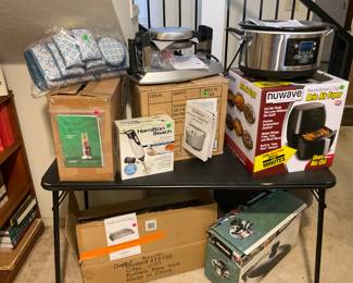 Cookware, small appliances