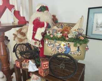 Lynn Haney 1999 Santa on a bike