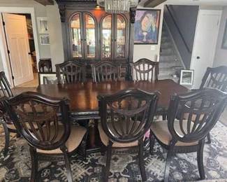 Off Site Dining room set for sale including the hutch.
