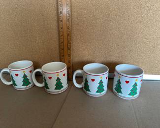 Christmas Tree Mugs $8.00