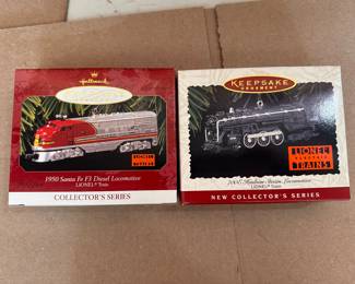 2 Train Ornaments Hallmark $6.00
