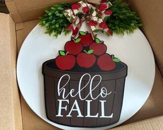 Hello Fall Wall Art $14.00