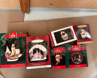 6 Hallmark Ornaments $18.00