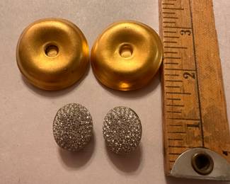 2 Clip on Earrings $6.00
