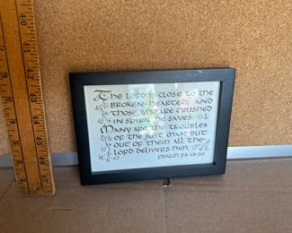 The Lord is Close Wall Art $4.00