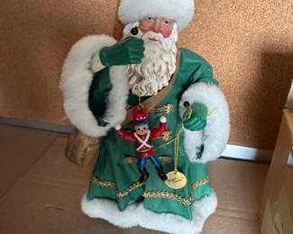 Possible Dreams Clothtique Puppeteer Santa $10.00