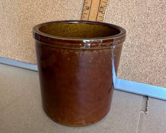 Brown Unmarked Crock $8.00
