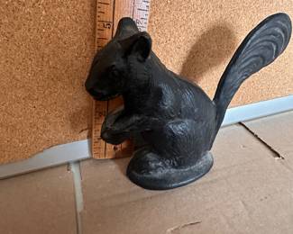 Cast Iron Squirrel Nutcracker $8.00