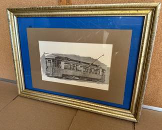 Signed and Numbered Trolly $25.00