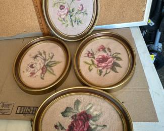 4 Stitched Flowers $16.00