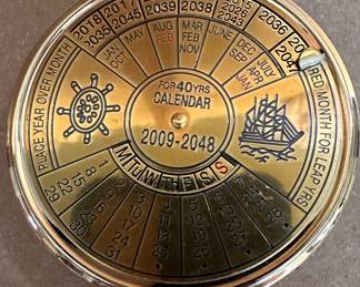 40 Year Calendar with Magnifier $6.00