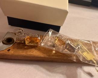 Sterling Silver Amber Color Stone Drop Earrings $18.00