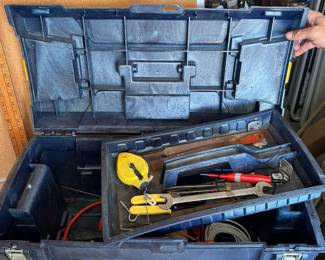 Tool Box with Tools $18.00