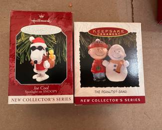 2 Hallmark Peanuts Ornaments $6.00