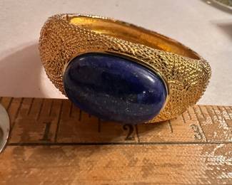Large Blue Stone Bracelet $14.00