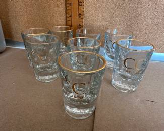 C.C. Shot Glasses $8.00