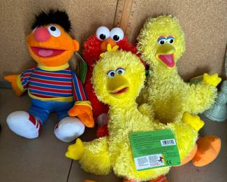 4 Sesame Street Plush $12.00