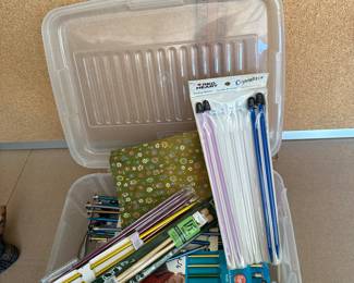 Case with Knitting Needles $15.00