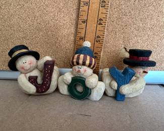 JOY Snowman $4.00