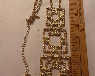 Costume Squares Necklace $6.00