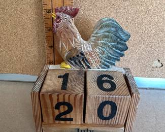 Chicken Block Calendar $5.00