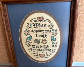 Shopping Print Signed $4.00