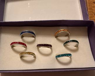 Multi Color Rings $8.00