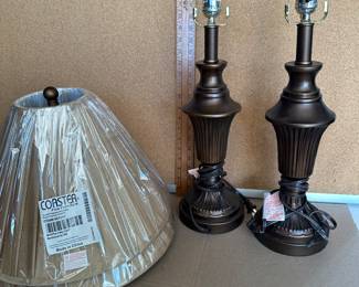 2 Lamps with Shades $18.00