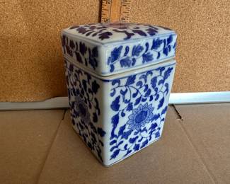 Square Tea Jar $12.00