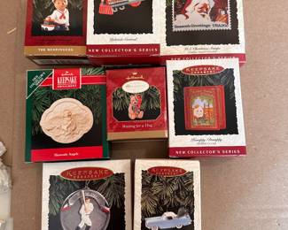 8 Hallmark Ornaments $24.00