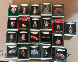 Mini Hallmark Ornaments, All $25.00