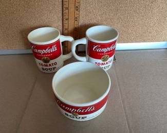3 Campbell's Mugs $6.00