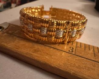 Gold and Silver Bracelet $8.00