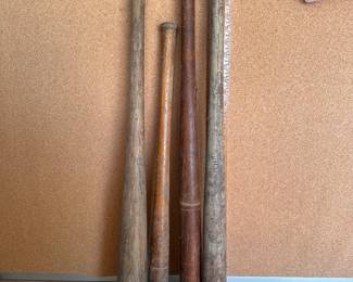 4 Baseball Bats $12.00