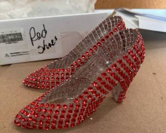 2 Plastic Ruby Slippers $3.00