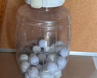 Container on Golf Balls $3.00