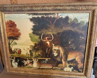 Peaceable Kingdom Framed $75.00