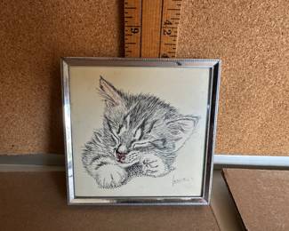 Kitty Cat Art 5" Art $5.00